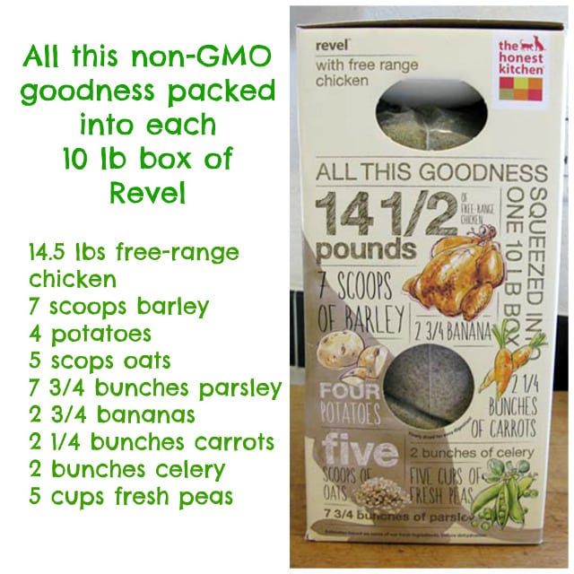 Revel Honest Kitchen ingredients