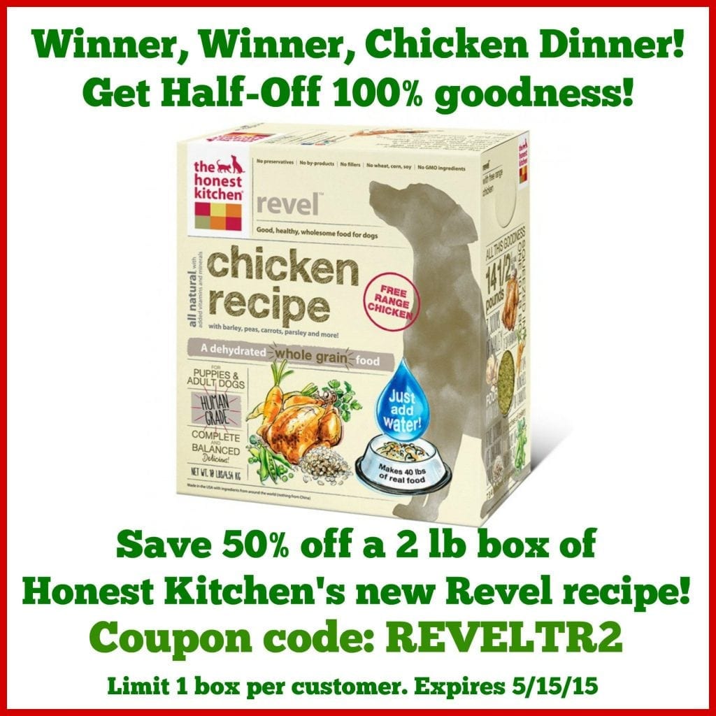 Special Honest Kitchen Coupon for Tripawds Tripawds Nutrition