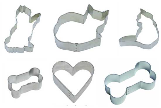 Dog and Cat Cookie Cutters