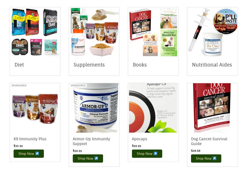 Shop Tripawds Nutrition Store for Best Pet Health, Diet, Supplement ...