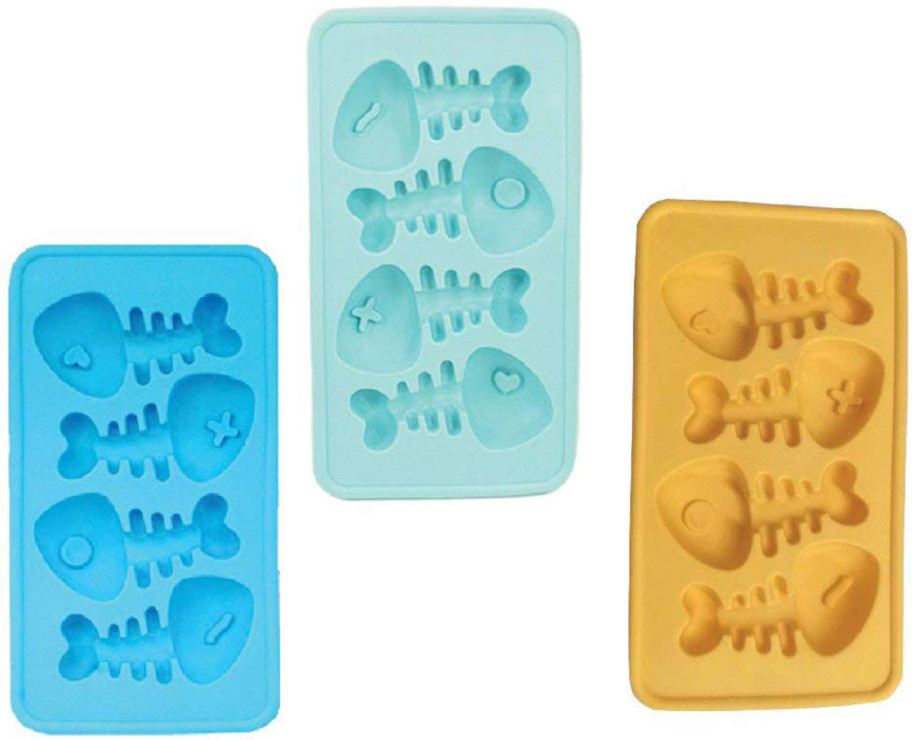 Fish and Bone Cat Treat Molds