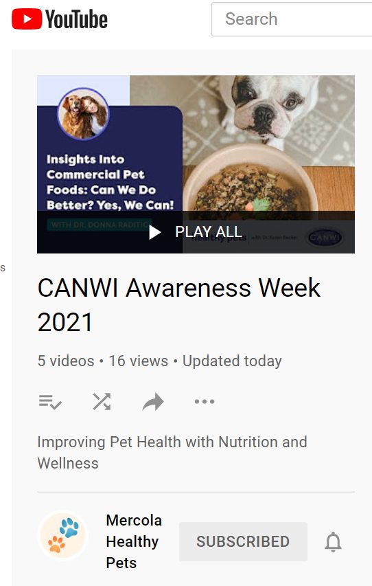 CANWI Awareness Week 2021 videos